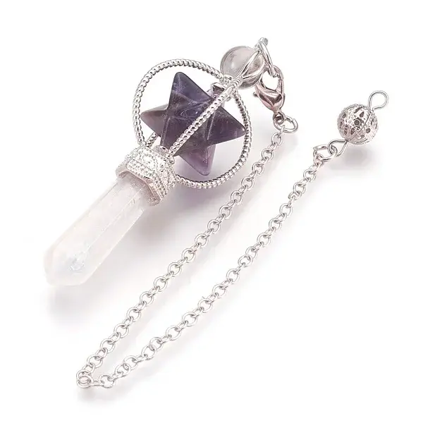 Natural Amethyst Dowsing Pendulums