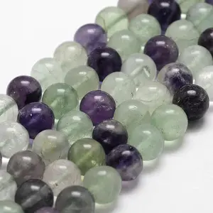 Natural Fluorite Bead Strands