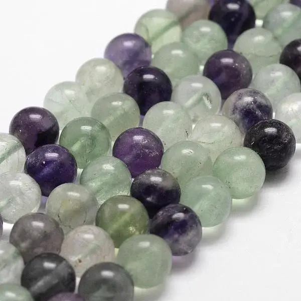 Natural Fluorite Bead Strands