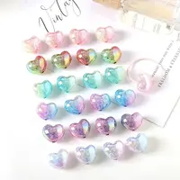 Transparent Crackle Acrylic Beads
