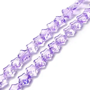 Transparent Glass Beads Strand