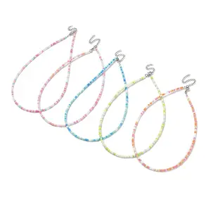 Glass Seed Beaded Necklace