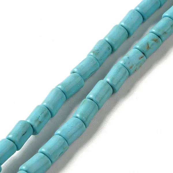 Synthetic Turquoise Dyed Beads Strands