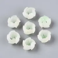 Flower Acrylic Bead Caps
