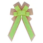 Christmas Linen Big Bowknot Pendant Decorations