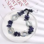 Summer Boho Glass & Dyed Natural Shell Nuggets Beaded Necklaces