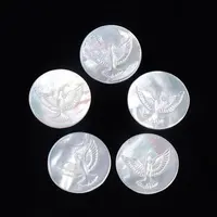 Natural White Shell Cabochons