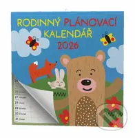 Rodinný plánovací kalendář 2026 - nástěnný kalendář