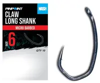 Nash háčky claw long shank micro barbed 10 ks - velikost 4