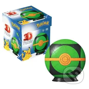 3D Puzzle-Ball: Pokémon Dusk Ball - puzzle z kategorie 15 - 60 dílků