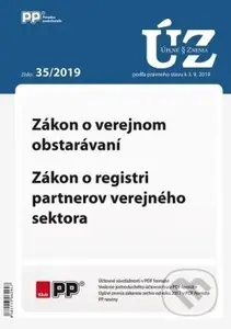 UZZ 35/2019 Zákon o verejnom obstarávaní, Zákon o registri partnerov verejného sektora