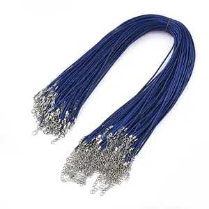 Waxed Cord Necklace Making