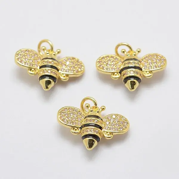 Brass Cubic Zirconia Pendants