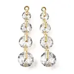 Brass Micro Pave Cubic Zirconia Pendants