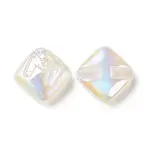 Rainbow Iridescent Plating Acrylic Beads