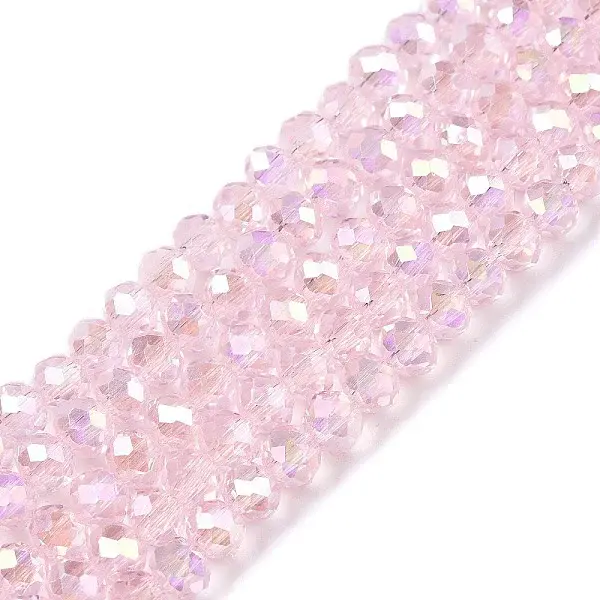 Electroplate Glass Beads Strands