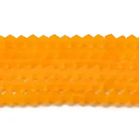 Imitate Austrian Crystal Frosted Glass Beads Strands