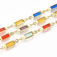 Brass Rectangle Link Chains