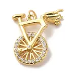 Brass Cubic Zirconia Pendants