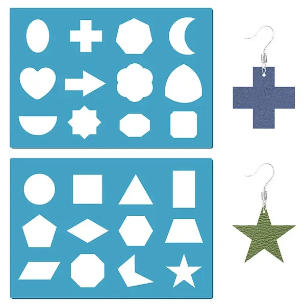 Acrylic Earring Handwork Template