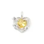 925 Sterling Silver Micro Pave Cubic Zirconia Pendants