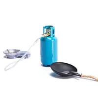 Alloy Gas Tank & Camping Stove Miniature Ornaments