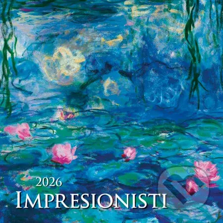 Nástenný kalendár Impresionisti 2026 (slovenské menné kalendárium)