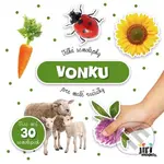 Veľké samolepky pre malé ručičky: Vonku - kniha z kategorie Samolepky