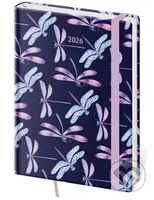 Týdenní diář 2026 A5 Vario Dragonfly s gumičkou