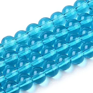 Transparent Glass Beads Strands
