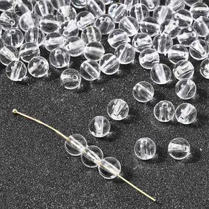 Transparent acrylic beads