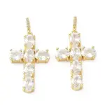 Brass Cubic Zirconia Pendant