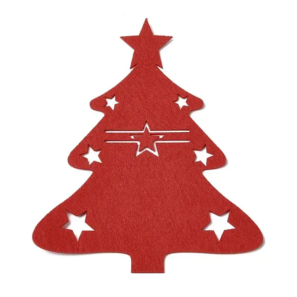 Christmas Themed Felt Tableware Holders
