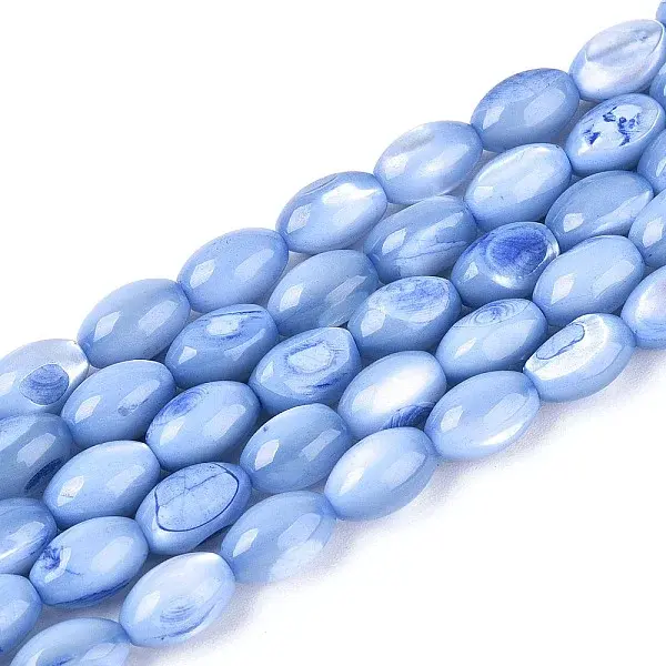 Natural Trochus Shell Beads Strands