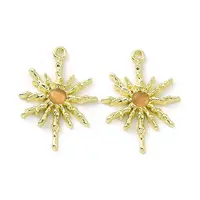 Rack Plating Alloy Cat Eye Pendants