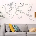 Samolepka na stenu/Tapeta World Map H16585