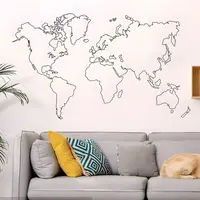 Samolepka na stenu/Tapeta World Map H16585