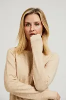 Marisse Women's Sweater Z-Sw-4510 Beige Mel