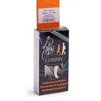 CORBBY Fluorescenční šňůrky bílé