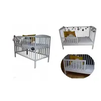 Drevená postieľka/pohovka sandra biela