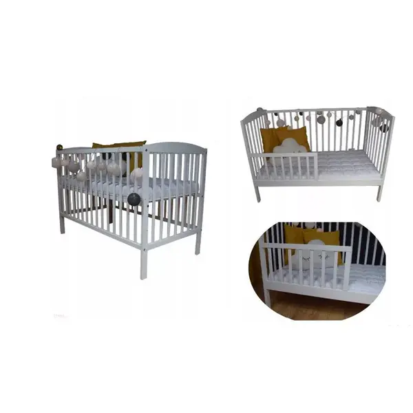 Drevená postieľka/pohovka sandra biela