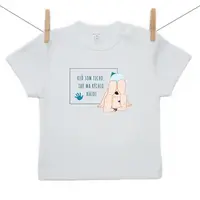 Boodyy Tričko s krátkym rukávom Keď som ticho tak ma rýchlo nájdi Chlapec 116 (5-6 rokov)