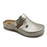 Leon 950 Dámska pracovná celokožená zdravotná obuv 39 - 25cm, šampáň, 2,5 cm