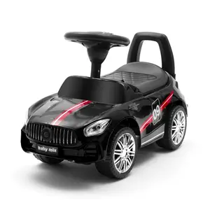 Detské odrážadlo so zvukom RACER čierne