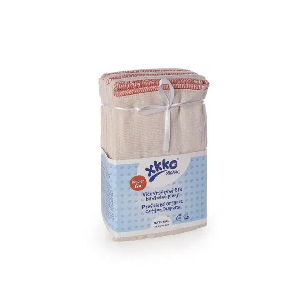 XKKO Organic Viacvrstvové plienky (4/8/4) NATURAL - Regular ORGPRF003