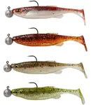Savage gear gumová nástraha fat minnow t tail rtf clearwater mix 4 ks - 7,5 cm 5 g