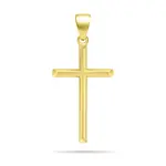 Brilio Silver Nadčasový pozlacený přívěsek křížek PT41Y