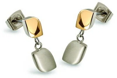 Boccia Titanium Bicolor titanové náušnice 05014-02