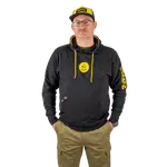 Black cat mikina black hoody - xxxl