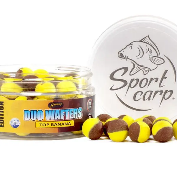 Sportcarp neutrálně vyvážené nástrahy duo wafters top banana 11 mm 100 ml